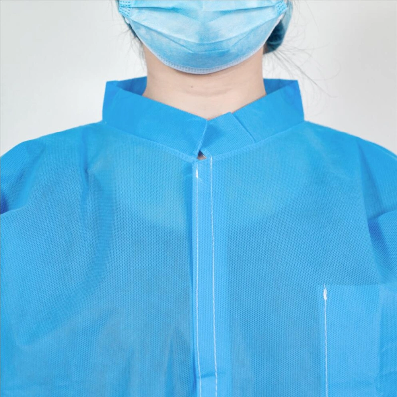 Non Woven Lab Coat Polypropylene Disposable Lab Coats