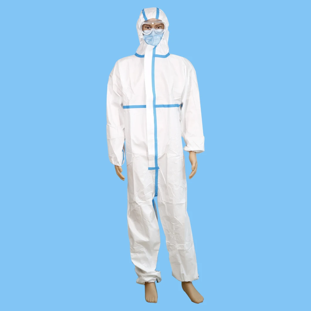 Industrial Disposable Coverall Safety Isolation Clothing Medical Suit
