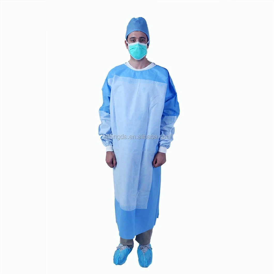 Unisex Disposable Surgeon Gown Reinforced AAMI Level 3 Surgical Doctor Gowns