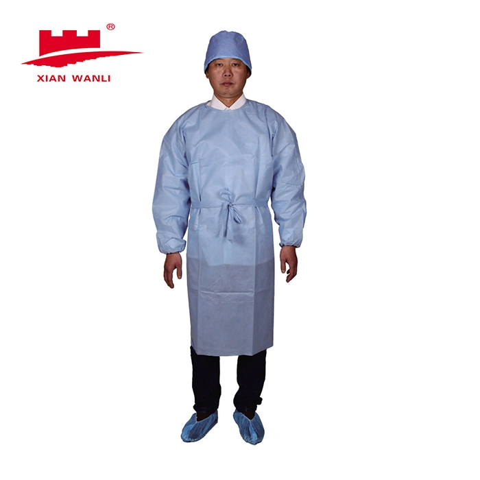 Disposable PP/SMS Isolation Patient Gown Suit with CE/FDA Certificate