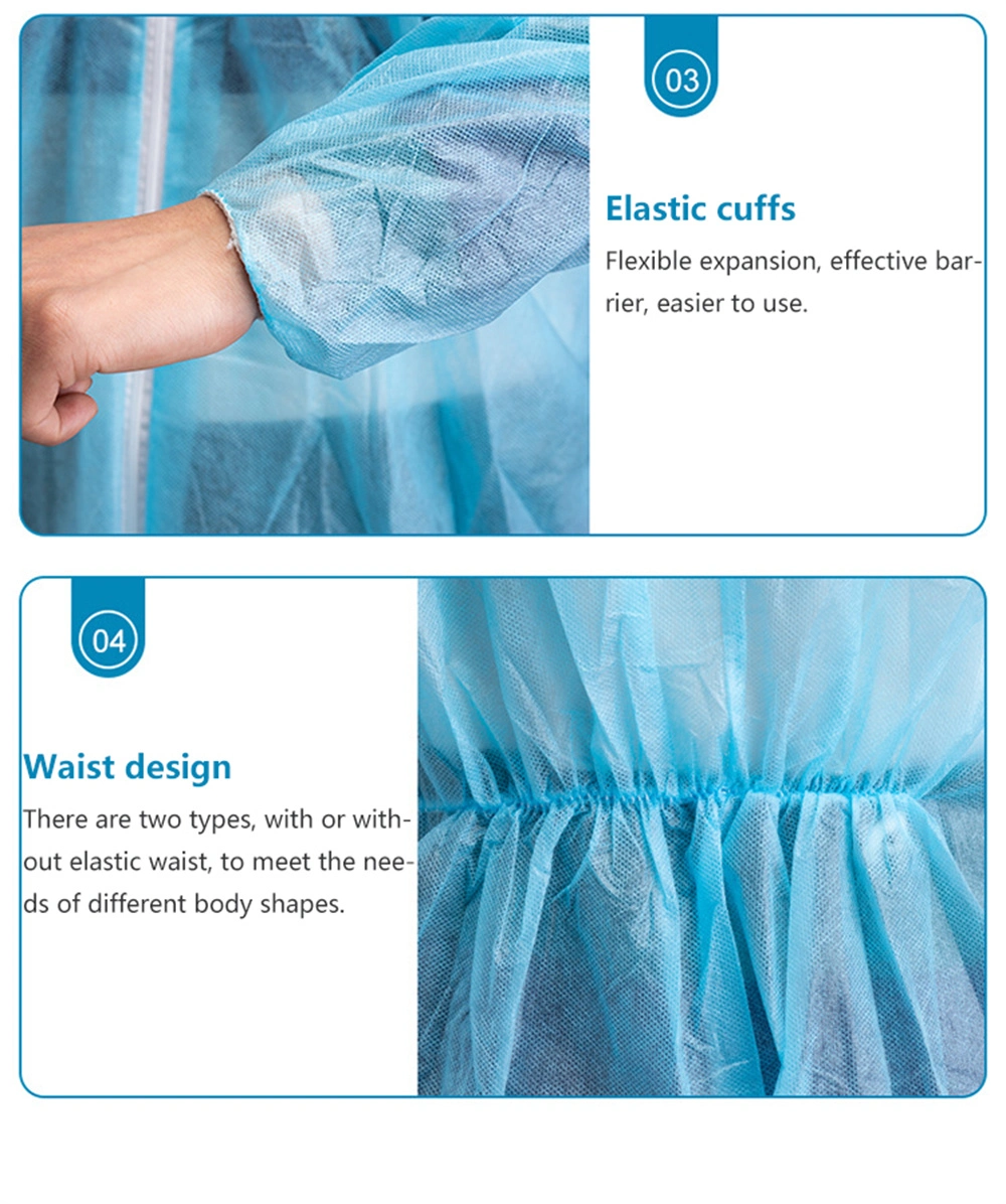 Disposable Non- Woven Microporous Coverall Suit