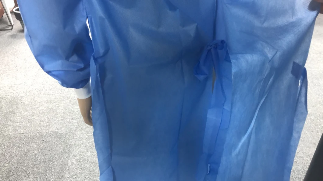 Doctor&prime;s Sterile or Non-Steriel Surgical Gown Isolement Blouse Chirurgicale Disposable Patient Medical Isolation