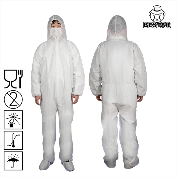 Wholesale Price Suitable Size Disposable Protective Overalls for Self-Protection