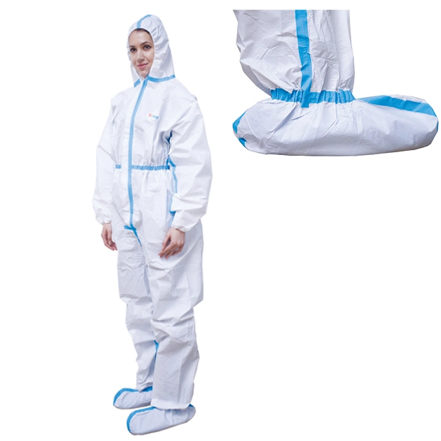 Disposable Coverall Type5&6 with Over Taped Seams