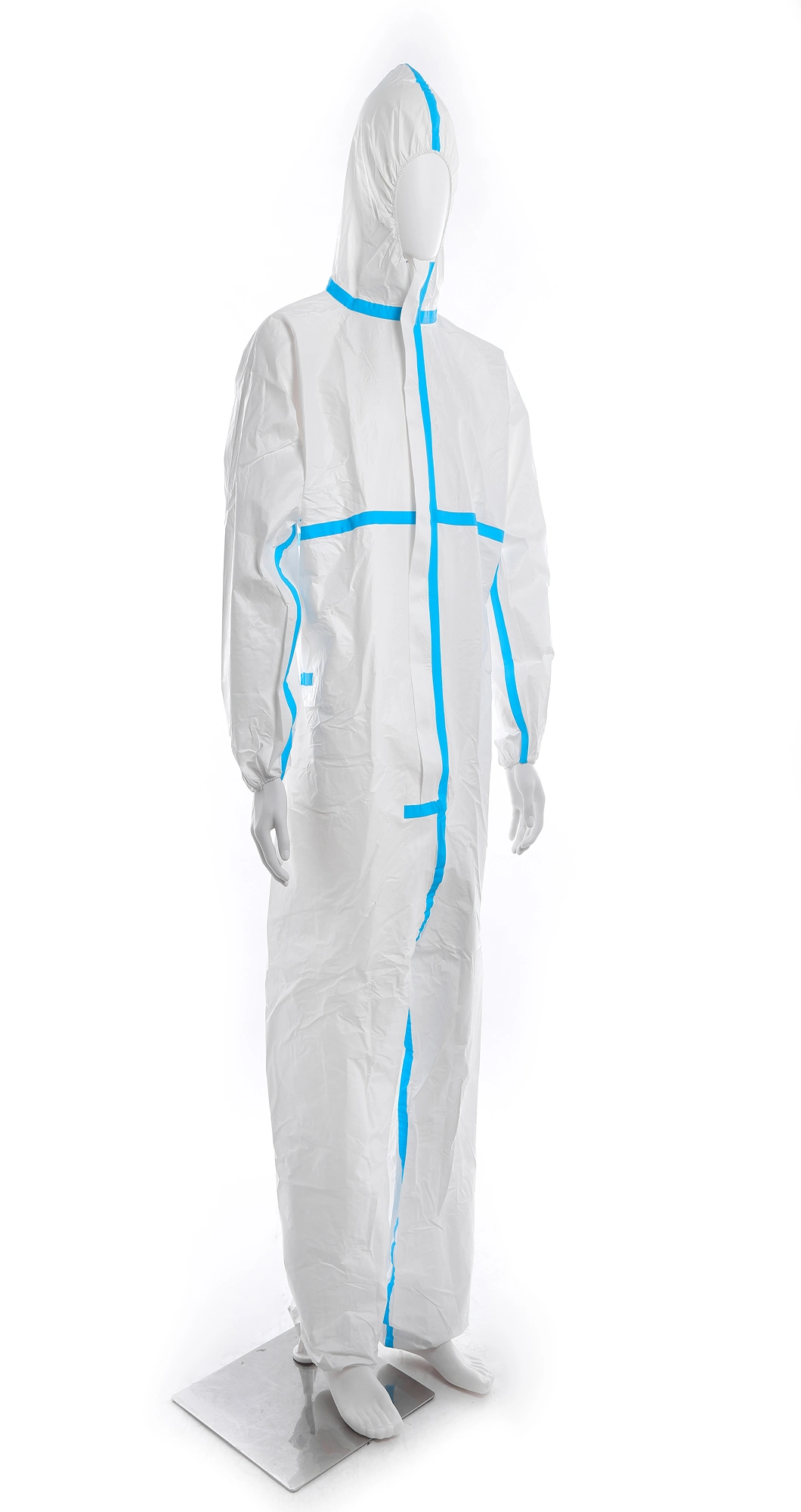 Type4b/5b/6b PPE Coverall Disposable Protective Clothing Microporous Overalls