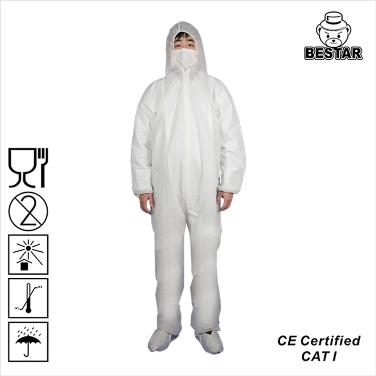 Wholesale Price Suitable Size Disposable Protective Overalls for Self-Protection
