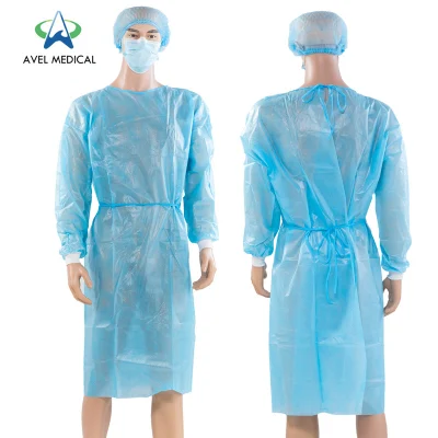 Top Sale Non-Woven Disposable Isolation Gown Protective Suit