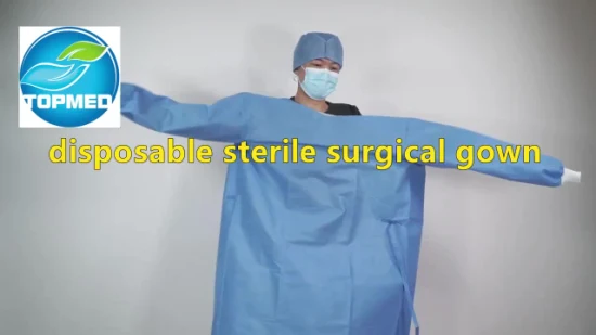 Disposable SMS SMMS Sterile Hospital Opertion Gown Surgical Gowns