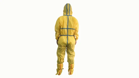 Guardwear OEM Type 5/6 Oilproof Acid Resistant Premium Durable Material Disposable Protective Coverall Lab Protection Suits