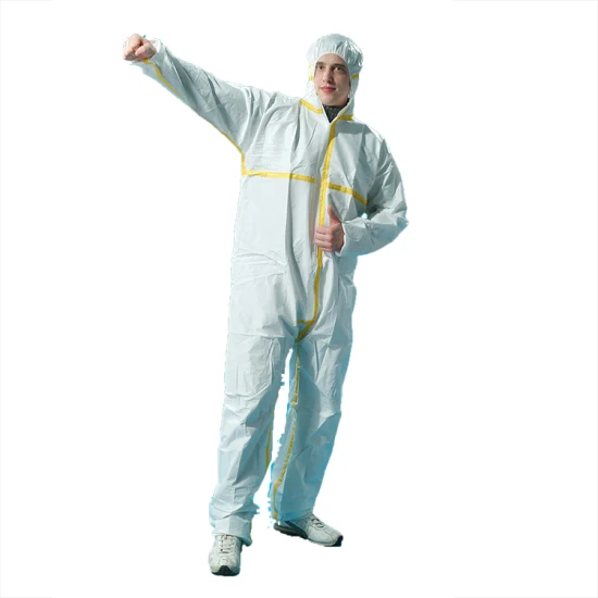 Microporous Film Disposable Chemical Personal Protective Suit