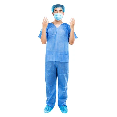 Disposable Medical Scrub Suit for Doctors and Nurses