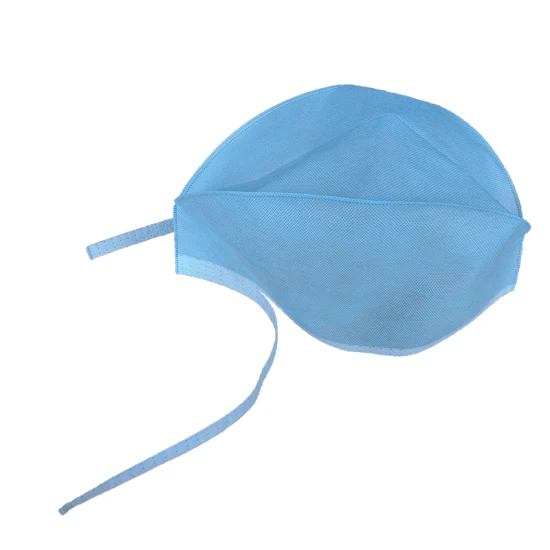 Disposable Non-Woven Doctor Cap/Surgeon Cap/Surgical Cap with Strip Pattern 21 Inch