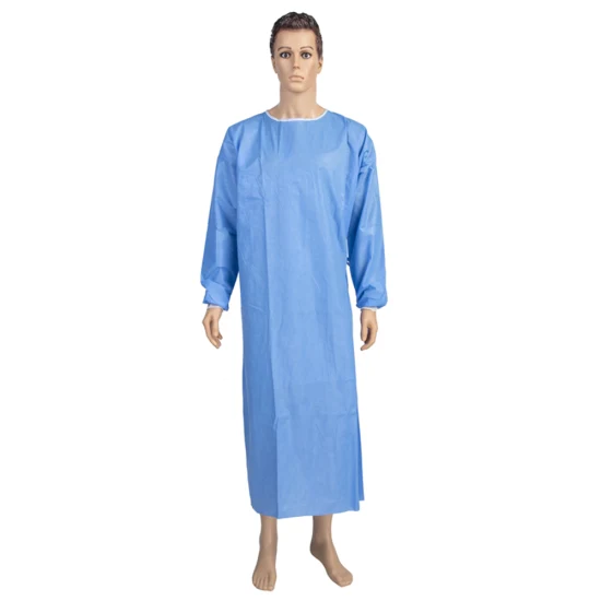 Doctor′s Sterile or Non-Steriel Surgical Gown Isolement Blouse Chirurgicale Disposable Patient Medical Isolation